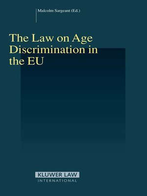 cover image of The Law on Age Discrimination in the EU
